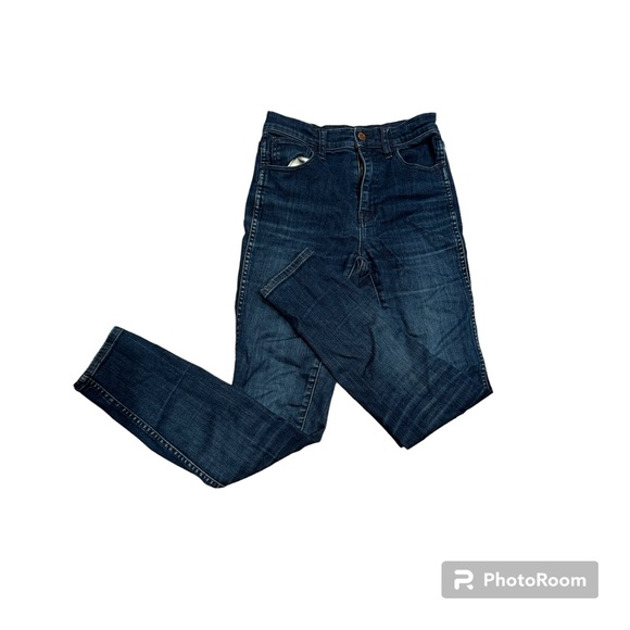 Madewell 10” high rise skinny stretch blue jeans - Picture 2 of 13